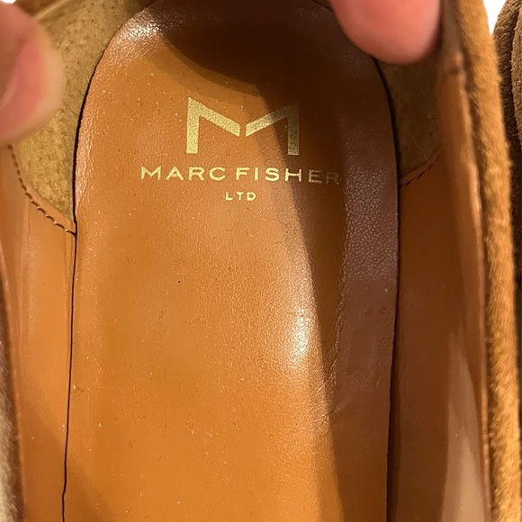 ✨MARC FISHER✨Lina Suede Heeled Loafers - Picture 5 of 5